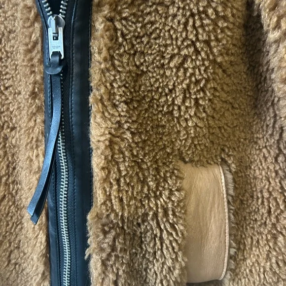 Coach shearling bomber jacket - Picture 3 of 6